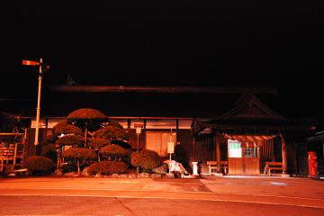 出雲横田駅・夜(2)