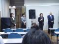 18日、大阪地裁での国との和解成立後の報告集会