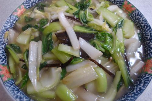 091024-020白菜と青梗菜の炒め(縮小)