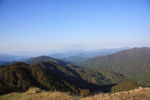 搭ノ岳山頂からの富士山