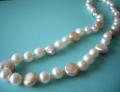 silk cord pearl necklace