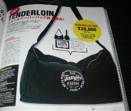 【おしゃれ】 TENDERLOIN テンダーロイン ニュースペーパー バッグ ショルダーバッグ NEWS PAPER BAG 20SS