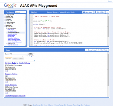 AJAX APIs Playground